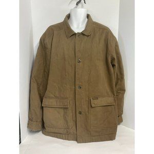 WOLVERINE Fleeced Lined Men's Jacket size XL/TG BROWN